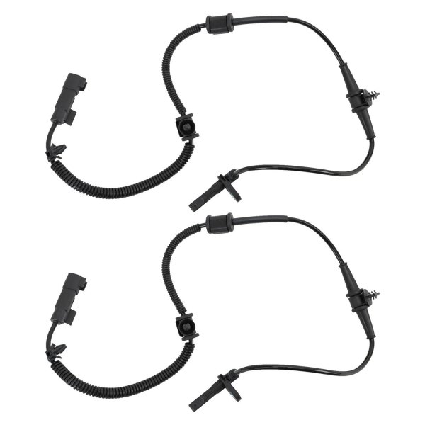 TRQ® - Front Driver and Passenger Side ABS Wheel Speed Sensor Set