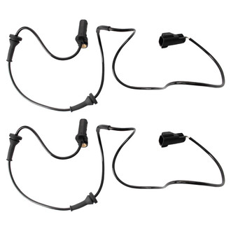 TRQ® - Front Driver and Passenger Side ABS Wheel Speed Sensor Set