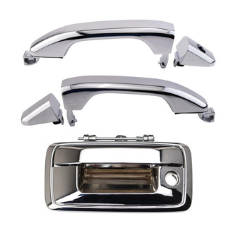 TRQ® - Front and Rear Exterior Door and Tailgate Handle Set