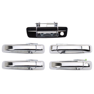 TRQ® - Front and Rear Exterior Door and Tailgate Handle Set