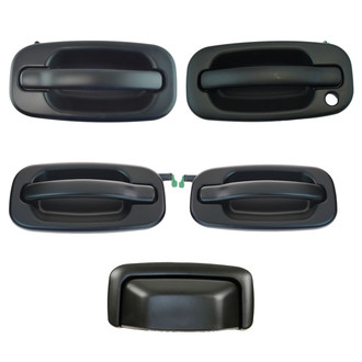 TRQ® - Front and Rear Exterior Door and Tailgate Handle Set