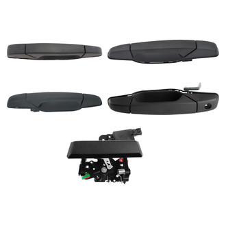 TRQ® - Front and Rear Exterior Door and Tailgate Handle Set