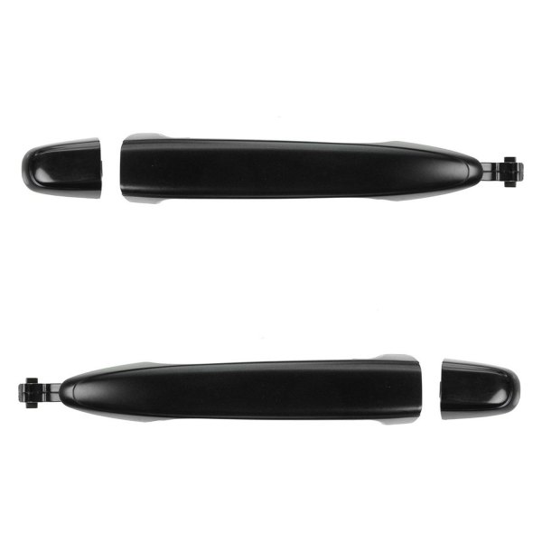 TRQ® - Rear Driver and Passenger Side Exterior Door Handle Set