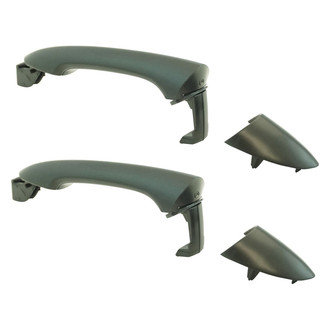 TRQ® - Rear Driver and Passenger Side Exterior Door Handle Set