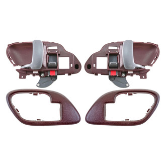 TRQ® - Front or Rear Interior Door Handle and Bezel Set