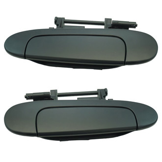 TRQ® - Rear Driver and Passenger Side Exterior Door Handle Set