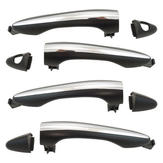 TRQ® - Front and Rear Driver and Passenger Side Exterior Door Handle Set