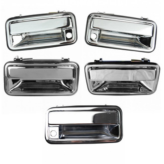 TRQ® - Front and Rear Exterior Door Handle Set