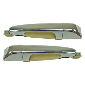 TRQ® - Rear Driver and Passenger Side Exterior Door Handle Set
