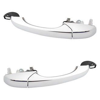 TRQ® - Rear Driver and Passenger Side Exterior Door Handle Set