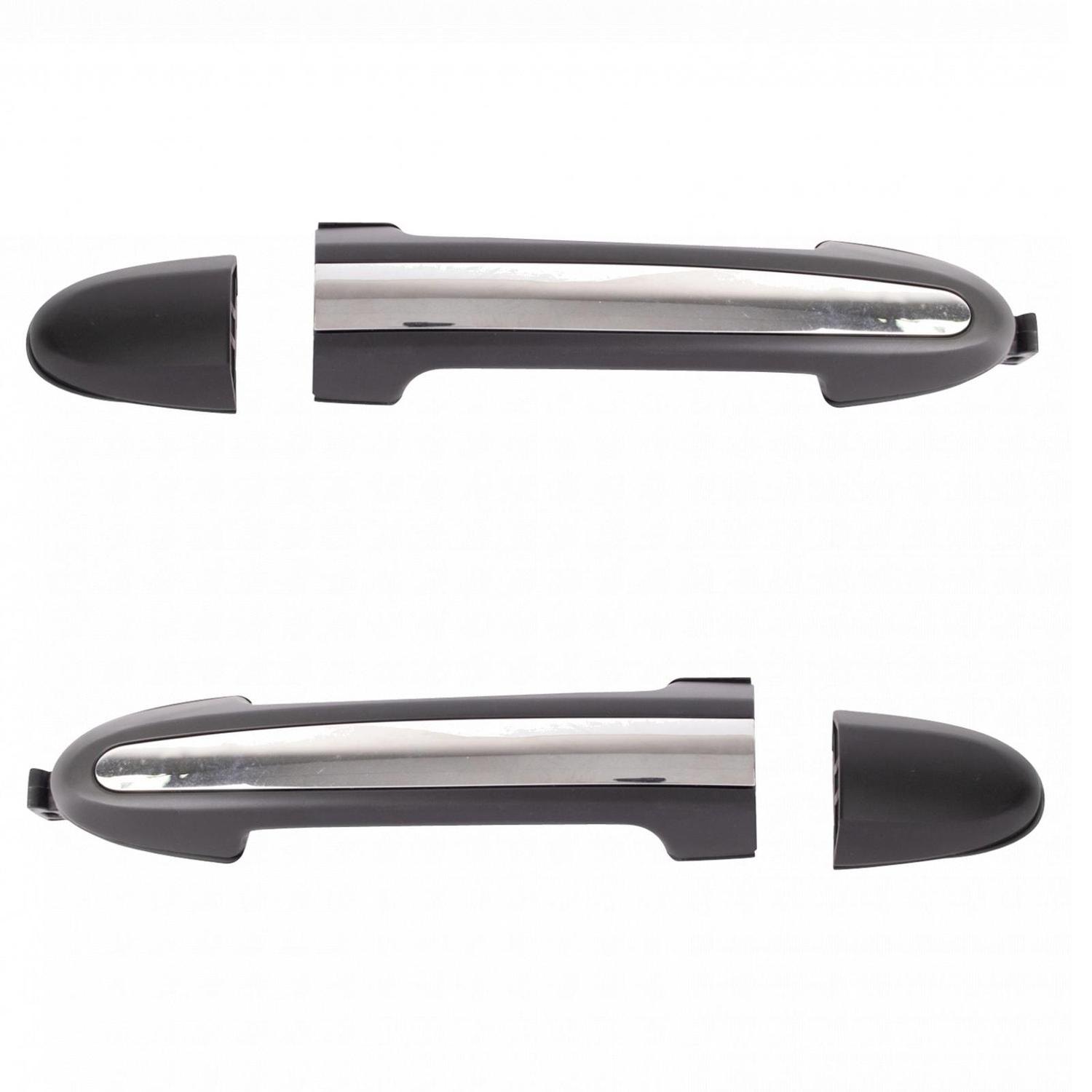 TRQ® DHA33969 - Rear Driver and Passenger Side Exterior Door