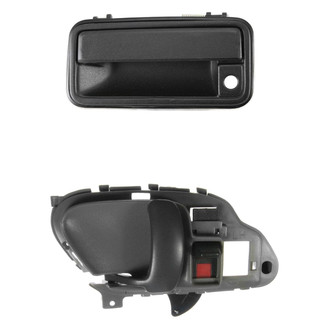 TRQ® - Front Driver Side Interior and Exterior Door Handle Set