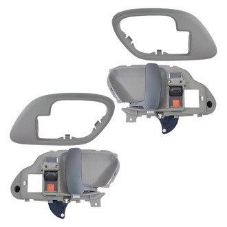 TRQ® - Front or Rear Interior Door Handle and Bezel Set