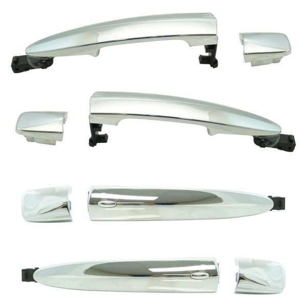 TRQ® - Front and Rear Driver and Passenger Side Exterior Door Handle Set