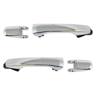 TRQ® - Rear Driver and Passenger Side Exterior Door Handle Set