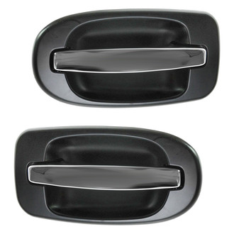 TRQ® - Rear Driver and Passenger Side Exterior Door Handle Set