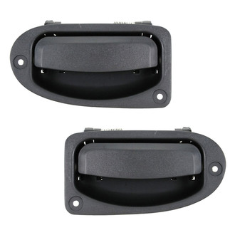 TRQ® - Rear Driver and Passenger Side Exterior Door Handle Set