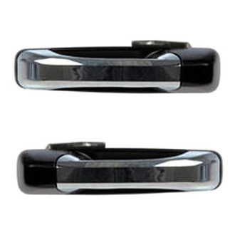 TRQ® - Rear Driver and Passenger Side Exterior Door Handle Set