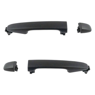 TRQ® - Rear Driver and Passenger Side Exterior Door Handle Set