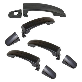 TRQ® - Front and Rear Driver and Passenger Side Exterior Door Handle Set