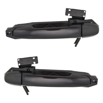 TRQ® - Rear Driver and Passenger Side Exterior Door Handle Set