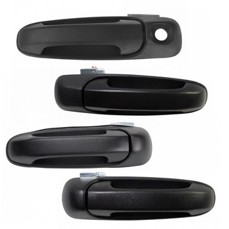TRQ® - Front and Rear Driver and Passenger Side Exterior Door Handle Set
