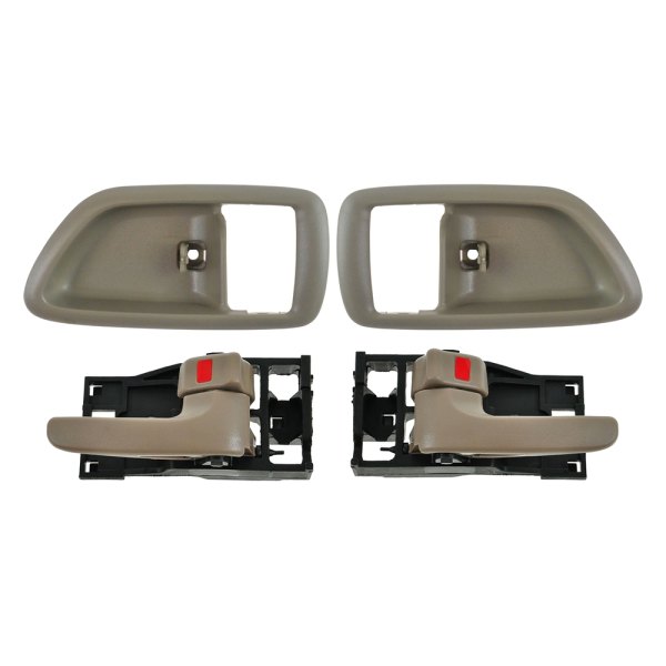 TRQ® - Rear Interior Door Handle and Bezel Set