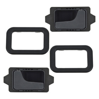 TRQ® - Rear Interior Door Handle and Bezel Set