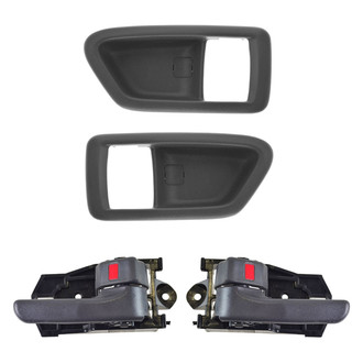 TRQ® - Rear Interior Door Handle and Bezel Set