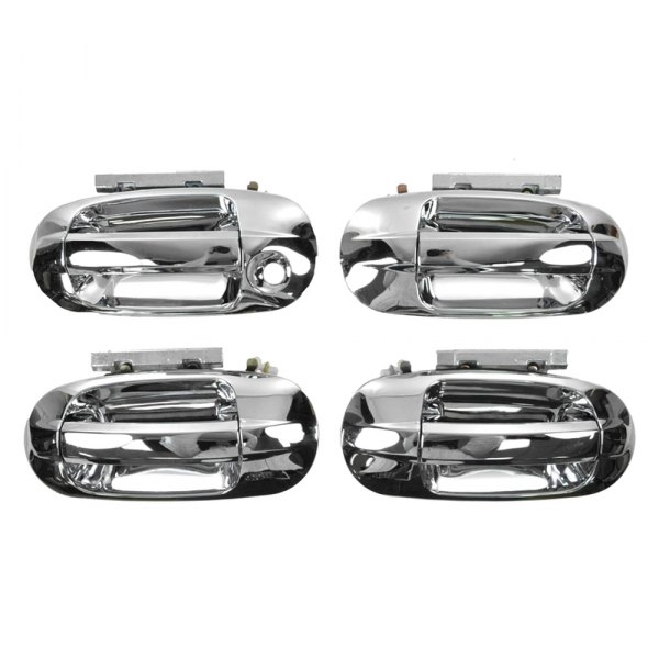 TRQ® - Front and Rear Driver and Passenger Side Exterior Door Handle Set