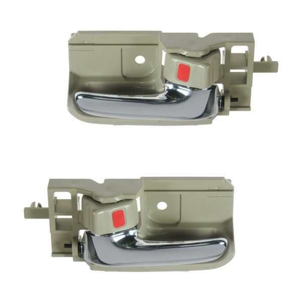 TRQ® - Rear Driver and Passenger Side Interior Door Handle Set