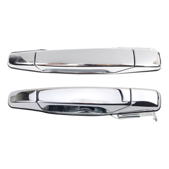 TRQ® - Rear Driver and Passenger Side Exterior Door Handle Set