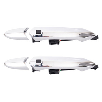 TRQ® - Front Driver and Passenger Side Exterior Door Handle Set