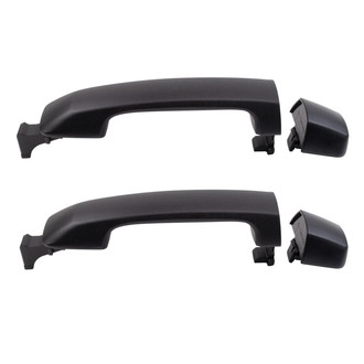 TRQ® - Rear Driver and Passenger Side Exterior Door Handle Set