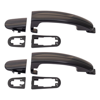 TRQ® - Rear Driver and Passenger Side Exterior Door Handle Set
