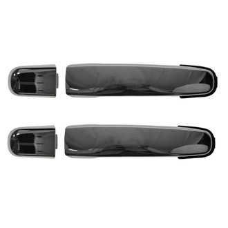 TRQ® - Rear Driver and Passenger Side Exterior Door Handle Set