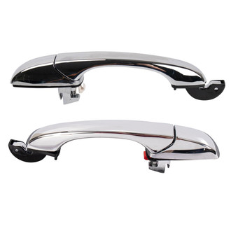 TRQ® - Rear Driver and Passenger Side Exterior Door Handle Set