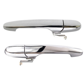 TRQ® - Rear Driver and Passenger Side Exterior Door Handle Set