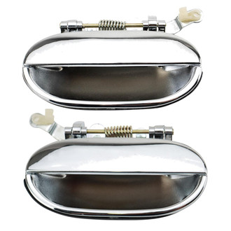 TRQ® - Rear Driver and Passenger Side Exterior Door Handle Set