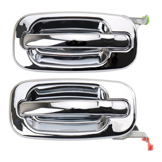 TRQ® - Rear Driver and Passenger Side Exterior Door Handle Set