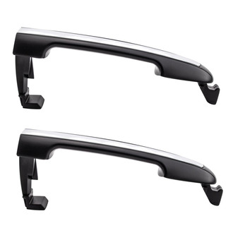 TRQ® - Rear Driver and Passenger Side Exterior Door Handle Set