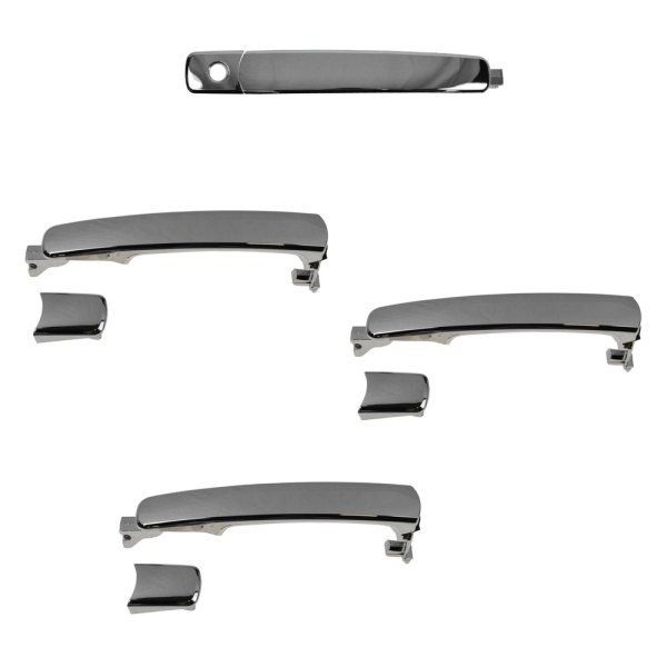 TRQ® - Front and Rear Driver and Passenger Side Exterior Door Handle Set