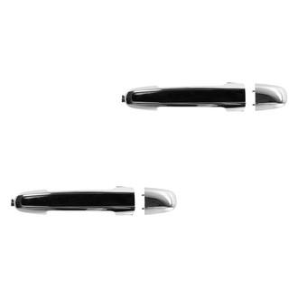 TRQ® - Rear Driver and Passenger Side Exterior Door Handle Set