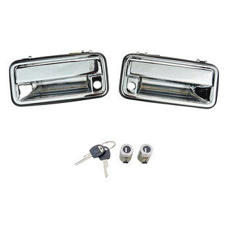 TRQ® - Front Driver and Passenger Side Exterior Door Handle Set