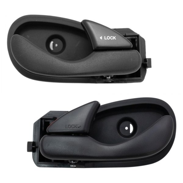 TRQ® - Rear Driver and Passenger Side Interior Door Handle Set