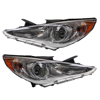 TRQ® - Driver and Passenger Side Replacement Headlights