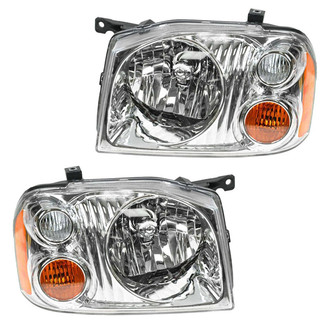 TRQ® HLA74237 - Driver and Passenger Side Replacement Headlights