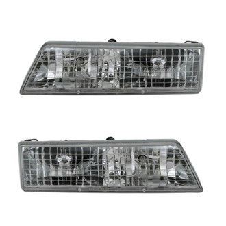 TRQ® - Driver and Passenger Side Replacement Headlights