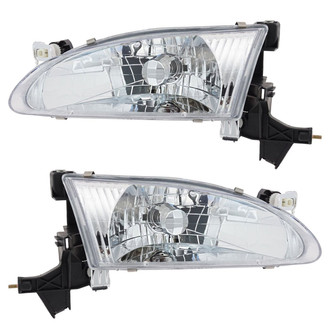 TRQ® - Driver and Passenger Side Replacement Headlights