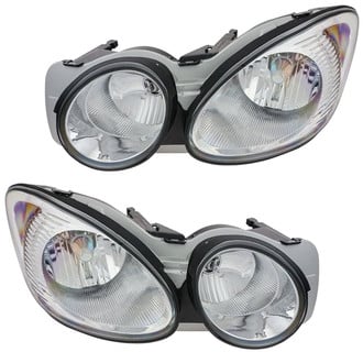 TRQ® HLA74269 - Driver and Passenger Side Replacement Headlights